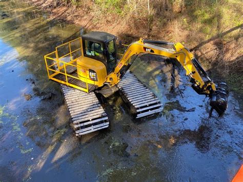 floating mini digger|5 metric ton floating excavators.